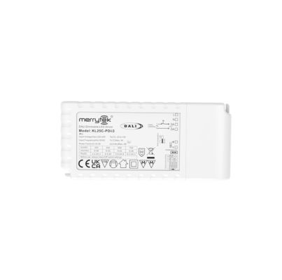 25W CC 350mA to 700mA PUSH and DALI2 compact led driver with 5 years warranty